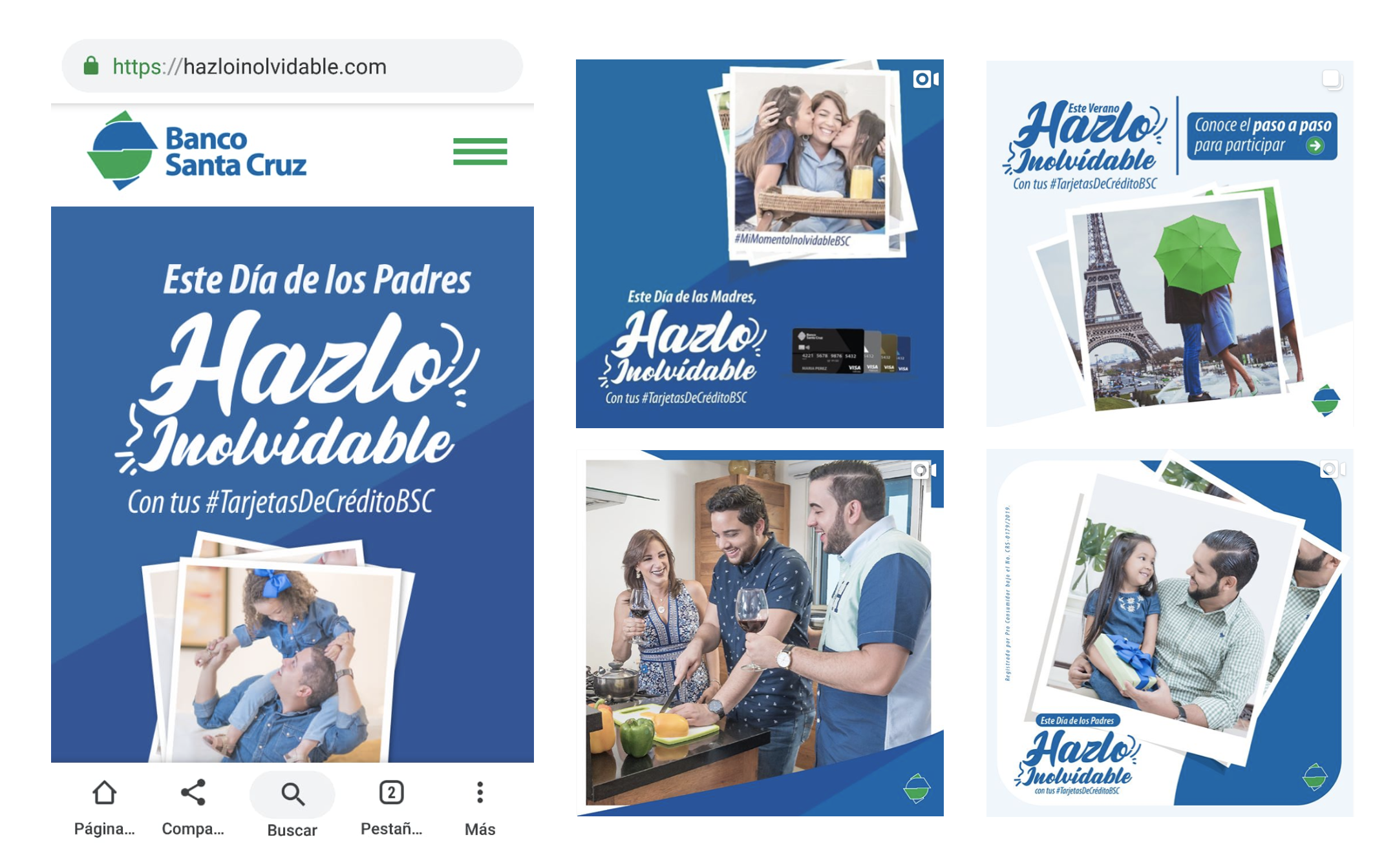 Hazlo Inolvidable con Banco Santa Cruz